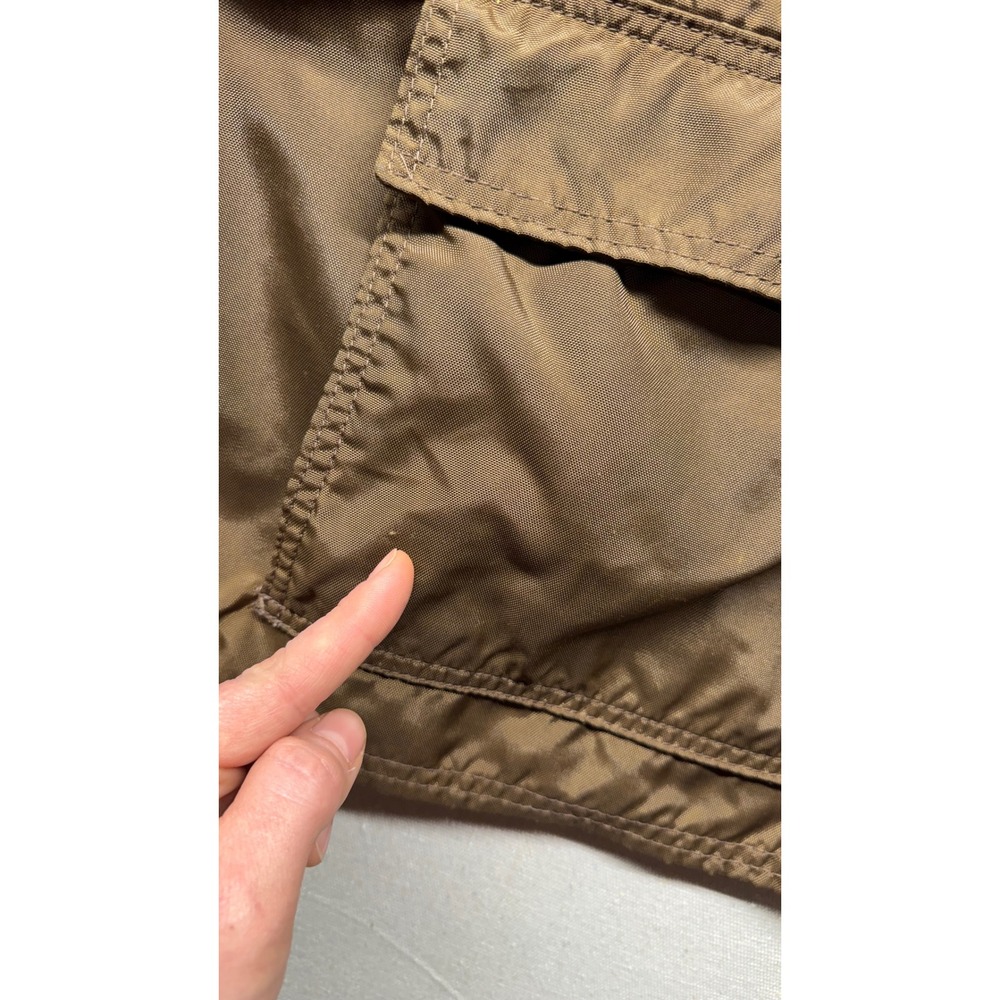 Wick Outdoor Works Mens XL Brown Plaid Flannel Lined Full Zip Jacket Corduroy - Picture 12 of 16
